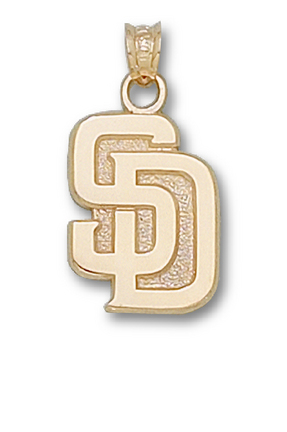"San Diego Padres New ""SD"" 5/8"" Lapel Pin - Sterling Silver Jewelry"