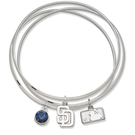 San Diego Padres Batterman Triple Bangle Bracelet