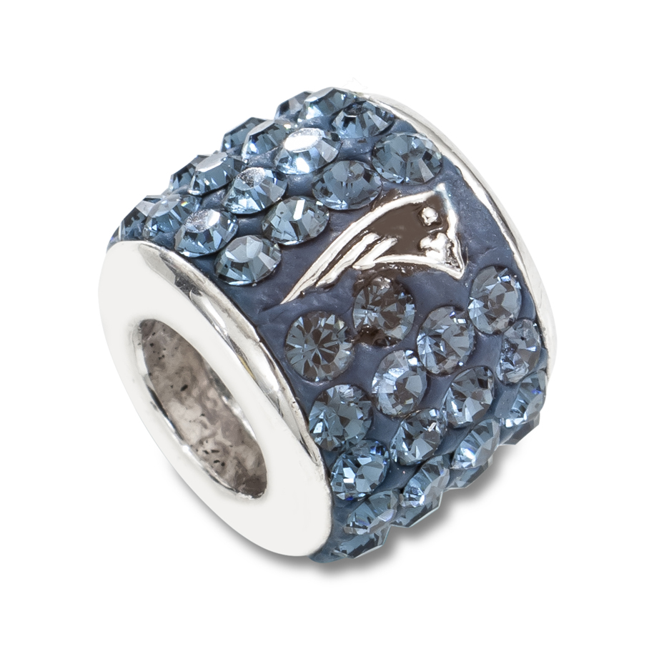 LogoArt New England Patriots Premier Sterling Silver Bead Charm