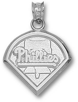 Philadelphia Phillies "Phillies Club Logo" 5/8" Pendant - Sterling Silver Jewelry