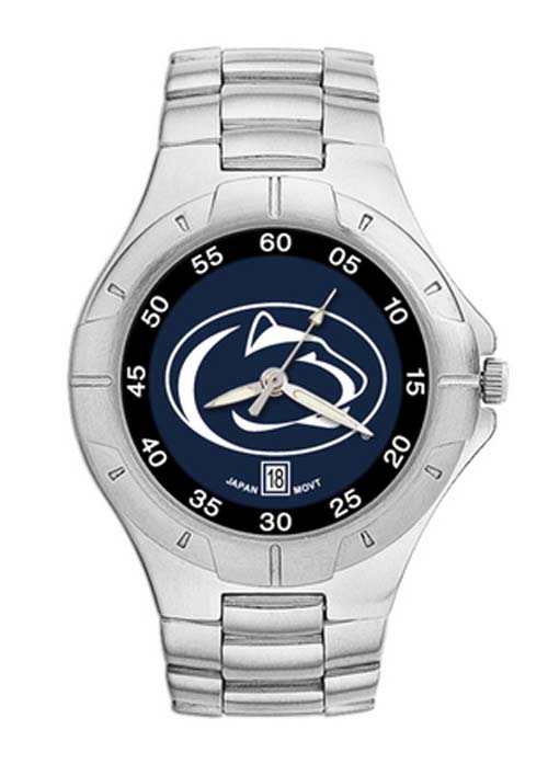 Penn State Nittany Lions NCAA Menâ€™s Pro II Watch with Stainless Steel Bracelet