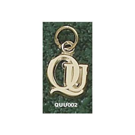 "Quinnipiac Braves ""QU"" 3/8"" Lapel Pin - Sterling Silver Jewelry"