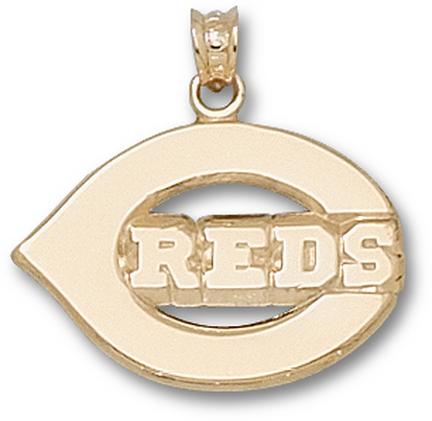 "Cincinnati Reds ""C Reds"" 5/8"" Polished Lapel Pin - 10KT Gold Jewelry"