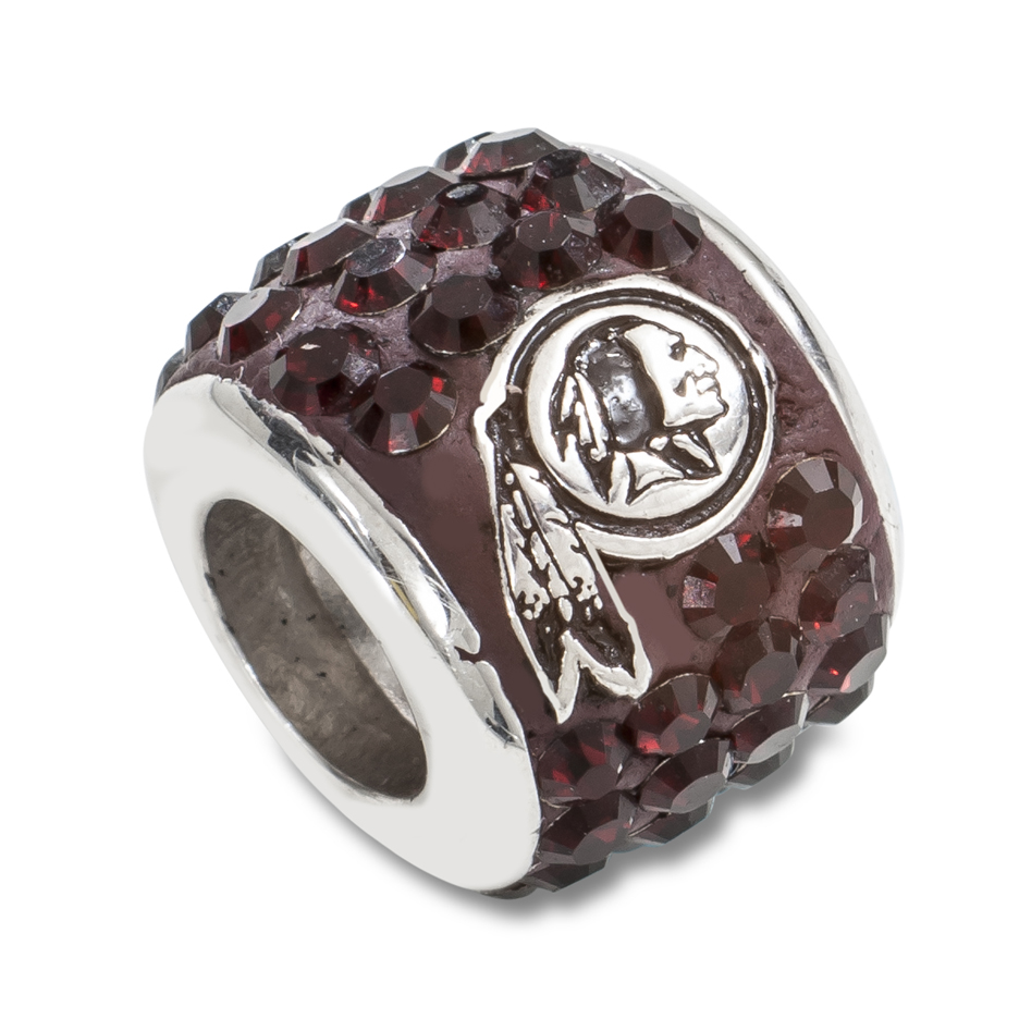 LogoArt Washington Redskins Premier Sterling Silver Bead Charm