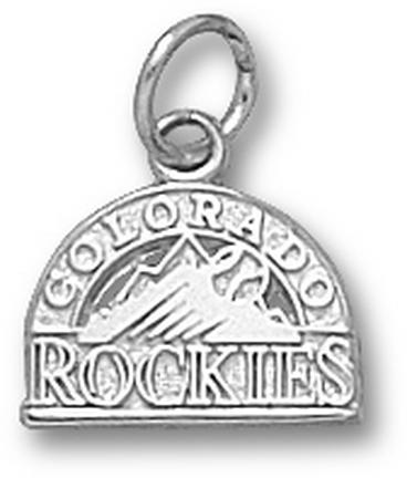 Colorado Rockies "Club Logo" 5/16" Charm - Sterling Silver Jewelry
