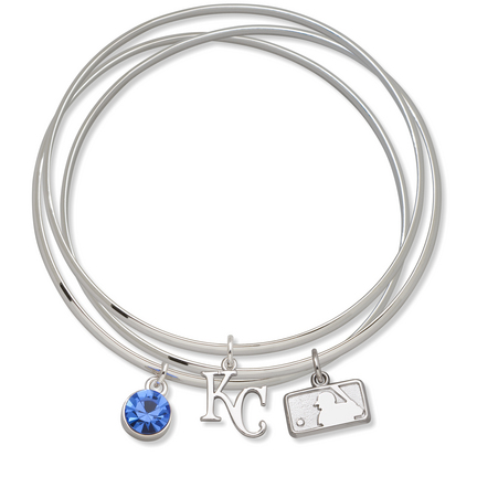 Kansas City Royals Batterman Triple Bangle Bracelet