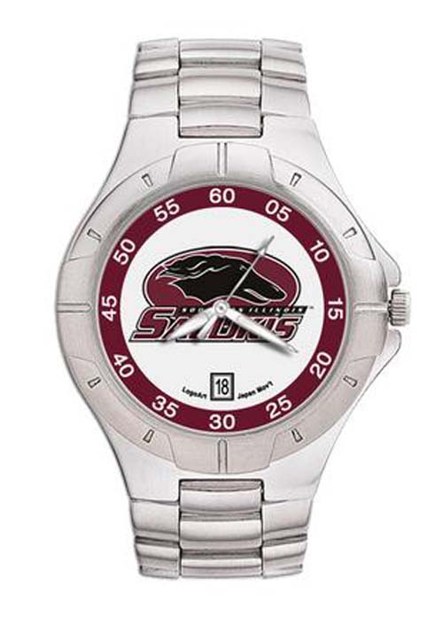 Southern Illinois Salukis NCAA Men's Pro II Watch with Stainless Steel Bracelet