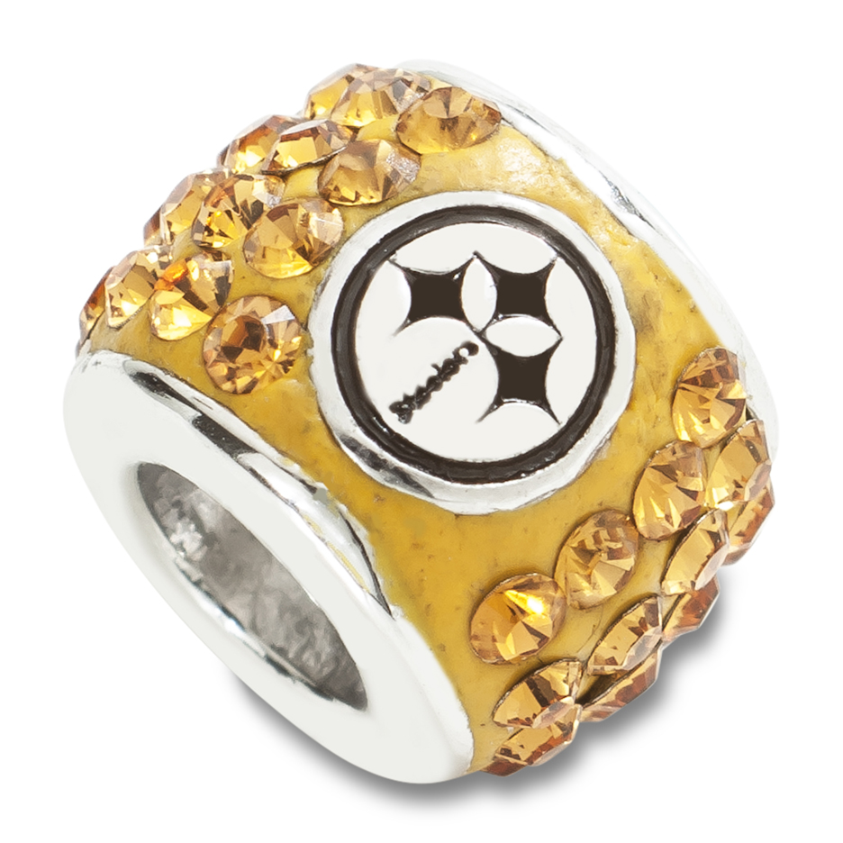 LogoArt Pittsburgh Steelers Premier Sterling Silver Bead Charm