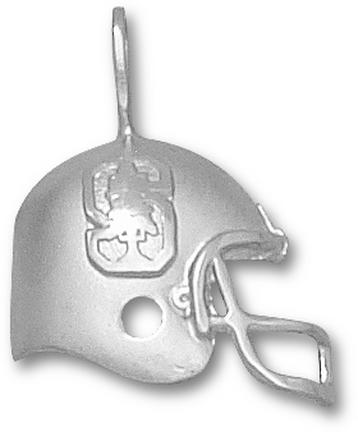 Stanford Cardinal "S Helmet" Pendant - Sterling Silver Jewelry