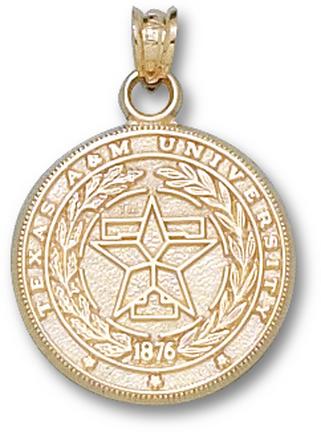 "Texas A & M Aggies ""Seal"" Lapel Pin - 14KT Gold Jewelry"