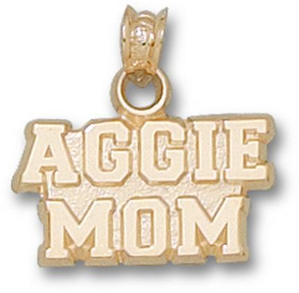 "Texas A & M Aggies ""Aggie Mom"" Lapel Pin - Sterling Silver Jewelry"