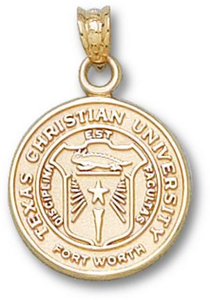 "Texas Christian Horned Frogs ""Seal"" Lapel Pin - 10KT Gold Jewelry"