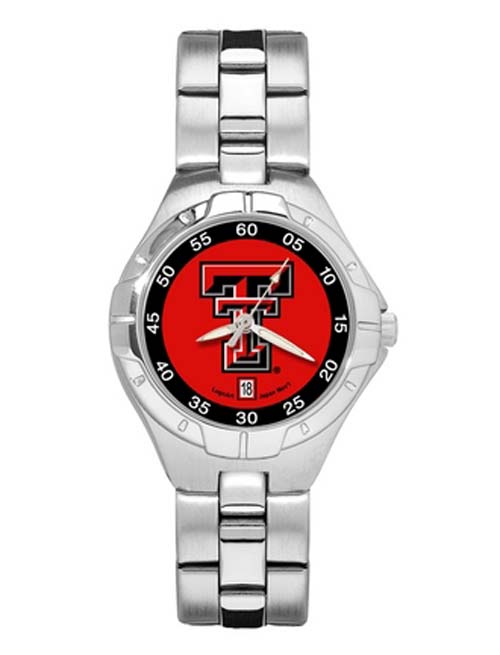 Texas Tech Red Raiders "TT" Woman's Pro II Watch with Stainless Steel Bracelet