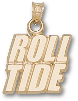 "Alabama Crimson Tide ""Roll Tide"" Lapel Pin - Sterling Silver Jewelry"