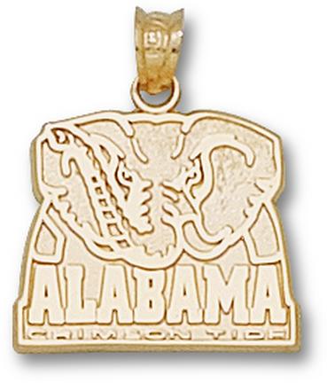 "Alabama Crimson Tide ""Alabama Elephant"" Logo Lapel Pin - Sterling Silver Jewelry"