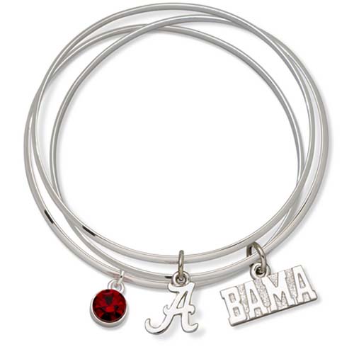 Alabama Crimson Tide Triple Bangle Bracelet