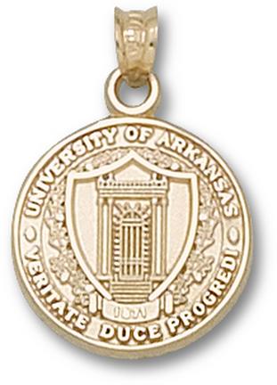 "Arkansas Razorbacks ""Seal"" Lapel Pin - Sterling Silver Jewelry"