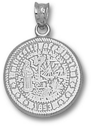 Florida Gators "Seal" Pendant - Sterling Silver Jewelry