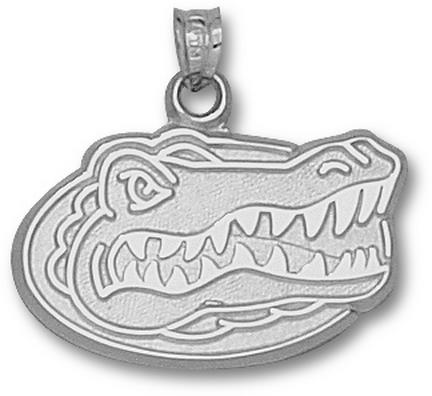 Florida Gators "Gator Head" 5/8" Pendant - Sterling Silver Jewelry
