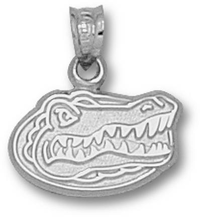 Florida Gators "Gator Head" 3/8" Pendant - Sterling Silver Jewelry