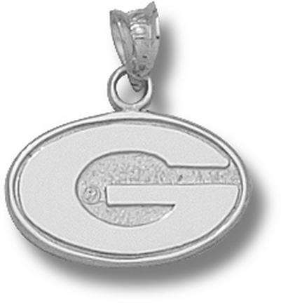 Georgia Bulldogs "G" 3/8" Pendant - Sterling Silver Jewelry