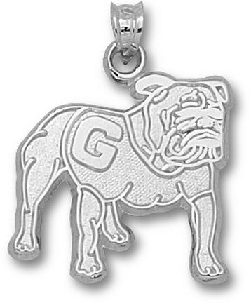 Sterling | Jewelry | Bulldog | Georgia | Pendant | Silver | Body