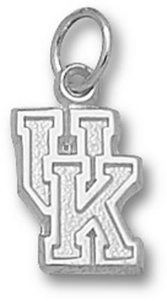 Kentucky Wildcats "UK" 5/16" Charm - Sterling Silver Jewelry