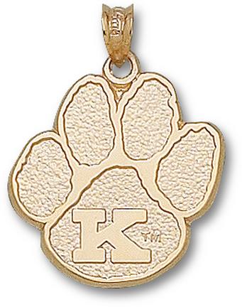 "Kentucky Wildcats Large ""Paw with K"" Lapel Pin - 14KT Gold Jewelry"