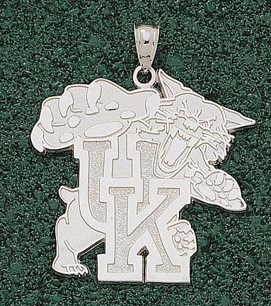 "Kentucky Wildcats ""Wildcat"" 1 5/8"" Lapel Pin - Sterling Silver Jewelry"