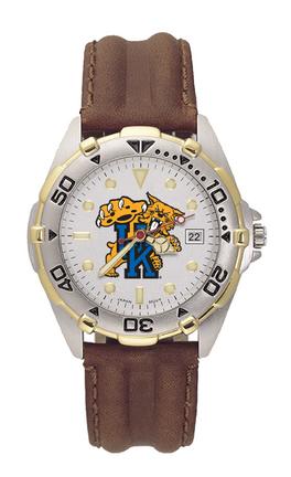 Kentucky Wildcats "Wildcat" All Star Watch with Leather Band - Men's