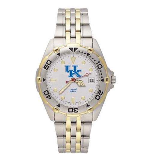 Kentucky Wildcats NCAA Men's All Star Watch with Stainless Steel Bracelet