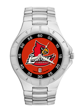 Louisville Cardinals NCAA Men's Pro II Watch with Stainless Steel Bracelet