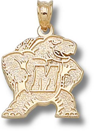"Maryland Terrapins New ""Terrapin M"" Lapel Pin - 10KT Gold Jewelry"