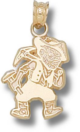 "Missouri (Rolla) Miners ""Joe Miner"" Lapel Pin - 10KT Gold Jewelry"