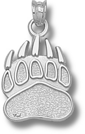 Montana Grizzlies "Grizzlie Paw" Pendant - Sterling Silver Jewelry