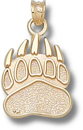 "Montana Grizzlies ""Grizzlie Paw"" Lapel Pin - Sterling Silver Jewelry"
