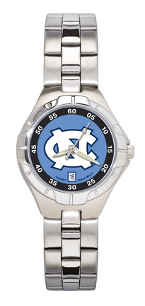 North Carolina Tar Heels "NC" Women's Pro II Watch with Stainless Steel Bracelet