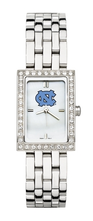 North Carolina Tar Heels Women's Allure Watch with Stainless Steel Bracelet