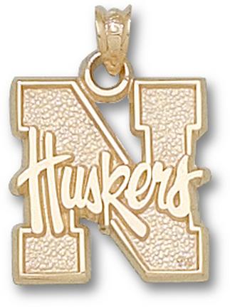 "Nebraska Cornhuskers ""N Huskers"" Lapel Pin - 10KT Gold Jewelry"