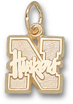 "Nebraska Cornhuskers ""N Huskers"" 3/8"" Lapel Pin - Sterling Silver Jewelry"