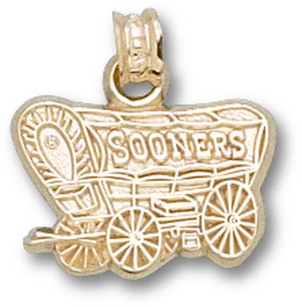 Oklahoma Sooners "Wagon" Lapel Pin - Sterling Silver Jewelry