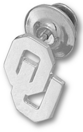 Oklahoma Sooners New "OU" 5/8" Lapel Pin - Sterling Silver Jewelry