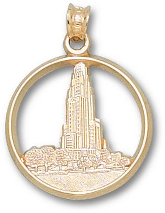"Pittsburgh Panthers ""Cathedral"" Lapel Pin - 10KT Gold Jewelry"