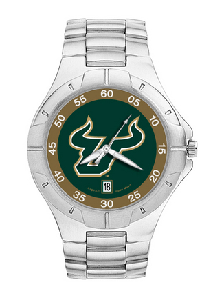 South Florida Bulls NCAA Men's Pro II Watch with Stainless Steel Bracelet