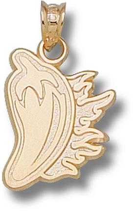 "Louisiana (Lafayette) Ragin Cajuns ""Cayenne Pepper"" Lapel Pin - Sterling Silver Jewelry"