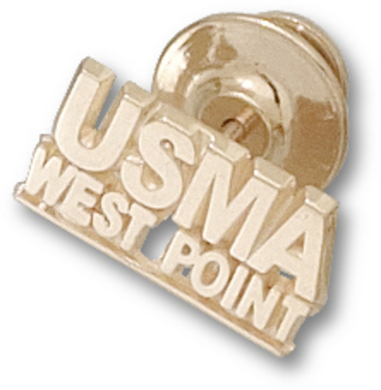 Army Black Knights "USMA Westpoint" Lapel Pin - 10KT Gold Jewelry