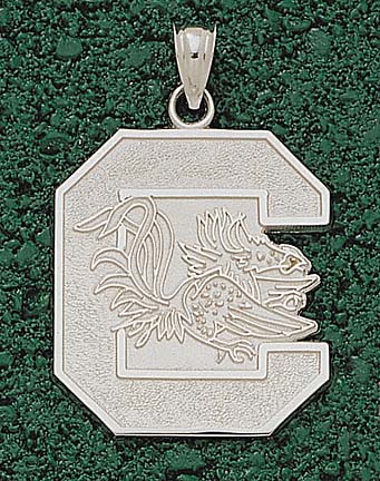 "South Carolina Gamecocks Giant ""C Gamecock"" Lapel Pin - Sterling Silver Jewelry"