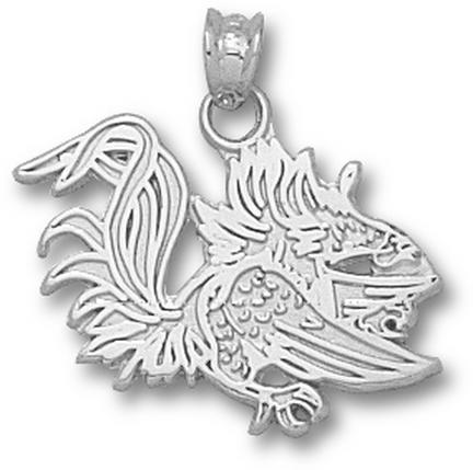 South Carolina Gamecocks "Gamecock" 5/8" Pendant - Sterling Silver Jewelry