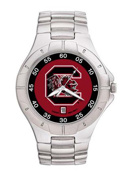 South Carolina Gamecocks NCAA Men's Pro II Watch with Stainless Steel Bracelet