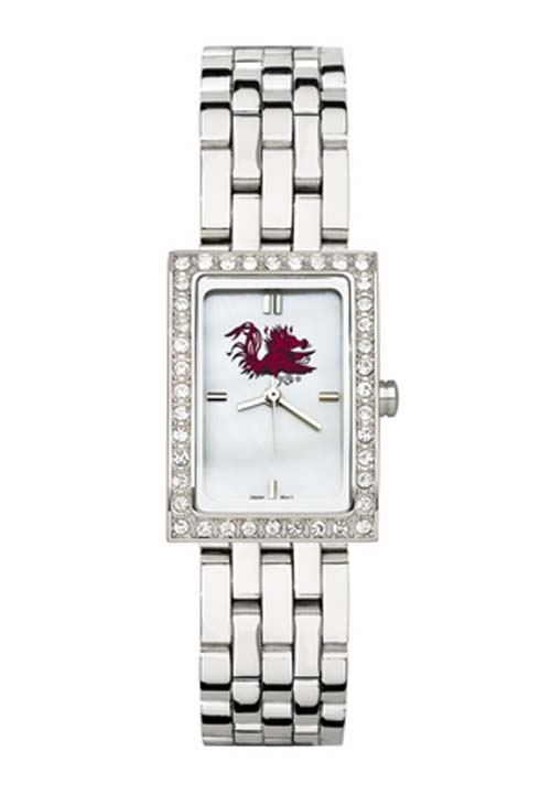 South Carolina Gamecocks Women's Allure Watch with Stainless Steel Bracelet